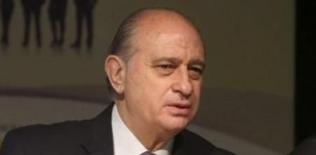 El ministro del Interior, Jorge Fernández Díaz, durante la inauguración en Madrid del III Congreso Nacional de Seguridad Privada.