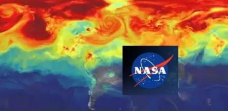 Simulación informática del movimiento del dióxido de carbono en la atmósfera