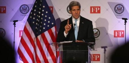 Kerry en un acto organizado por la revista 'Foreign Policy'