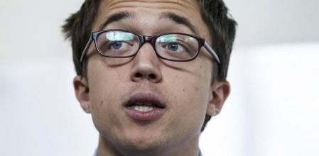 El secretario de Política de Podemos, Íñigo Errejón, durante la rueda de prensa ofrecida tras la primera reunión del Consejo de Coordinación de esta formación