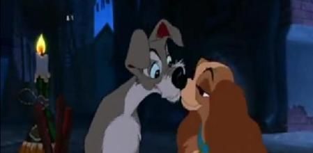 Golfo y Reina, en ‘La dama y el vagabundo’)