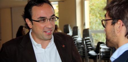 Josep Rull en un acto de Cabrils