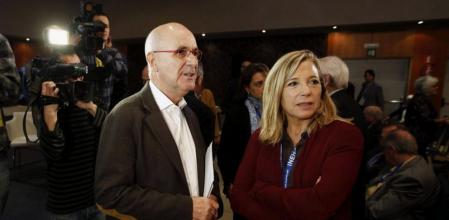 Duran y Ortega, durante la clausura de la jornada 'Valores y política'.