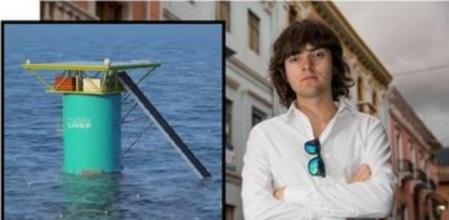 Boyan Slat, promotor del sistema The Ocean Clean Up de limpieza de residuos de plásticos del mar