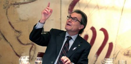 Artur Mas, durante la reunión del Consell Executiu del gobierno catalán