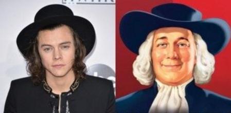 El estilismo del cantante de la banda One Direction ha sido comparado con el hombre de Quaker Oats, generando todo tipo de burlas en redes sociales