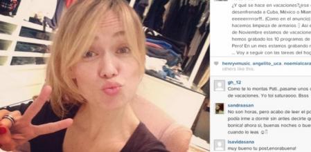 Patricia Conde publica en las redes sociales que está de vacaciones pero no acude a un juicio alegando que está trabajando