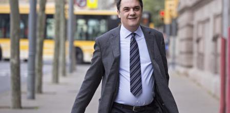 Carles Martí, cuando acudió a declarar como testigo en el caso del hotel del Palau