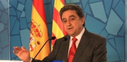 Enric Millo, en rueda de prensa este miércoles en la sede del PPC.