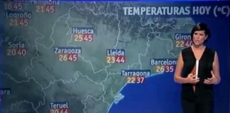 Simulación de la previsión del tiempo en el año 2050 en España