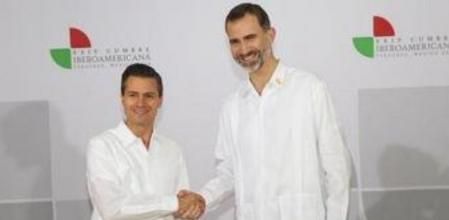 Encuentro del Rey y el Presidente de México, Enrique Peña Nieto, en Veracruz