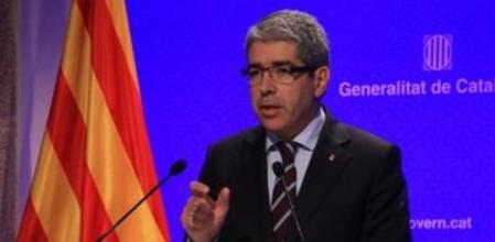 El conseller Homs, en rueda de prensa este martes.