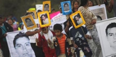 Protesta en México por los 43 estudiantes desaparecidos