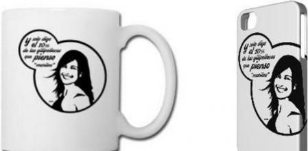 Una empresa sevillana comercializa tazas, chapas, camisetas y fundas de móvil con la imagen de Mariló Montero