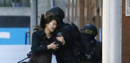 Una rehén liberada en Sydney.