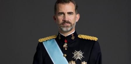 Felipe VI, vestido con el uniforme de gran etiqueta de Capitán General del Ejército de Tierra