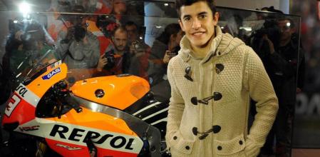 El piloto Marc Márquez, fotografiado en el Museu de Cervera