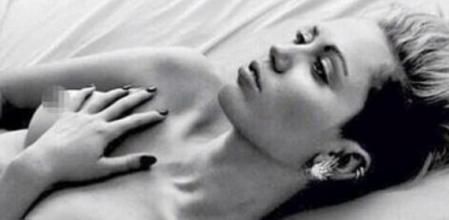La foto de Miley Cyrus censurada por Instagram.