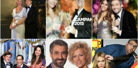 Los presentadores de algunos de los principales programas de televisión para Nochevieja