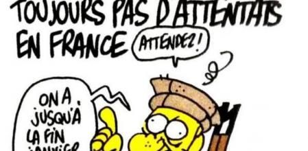 La caricatura premonitoria que dibujó Charb, el director de 'Charlie Hebdo', en el último número del semanario