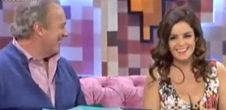 Marta Torné desconcentra a Bertín Osborne con su escote en 'Hable con ellas'