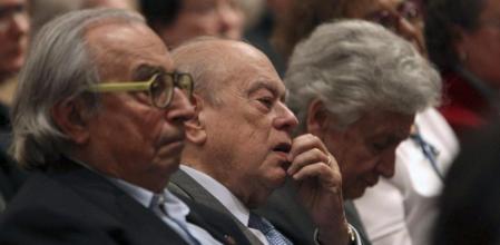 El expresidente catalán Jordi Pujol (CiU) y su esposa Marta Ferrusola