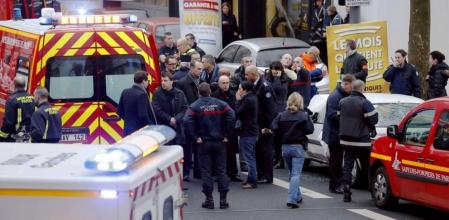 Lugar en el que se ha producido el tiroteo en el sur de París, un día después del ataque a 'Charlie Hebdo'