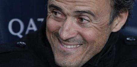 Luis Enrique disfrutó en el banquillo de la goleada del Barça al Elche