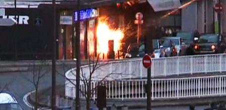 Imagen del asalto al comercio Kosher de la capital francesa