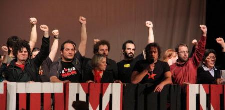 Final del acto de la CUP y otras entidades