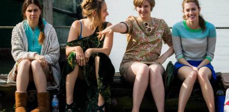 Zosia Mamet, Jemima Kirke, Lena Dunham y Allison Williams representan cuatro tipos de chica en Girls
