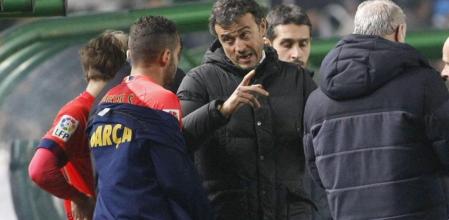 Luis Enrique disfrutó con la imagen ofrecida por sus jugadores en Elche