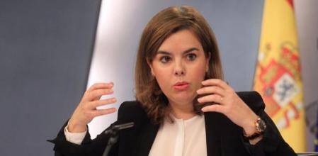 La vicepresidenta Soraya Sáenz de Santamaría