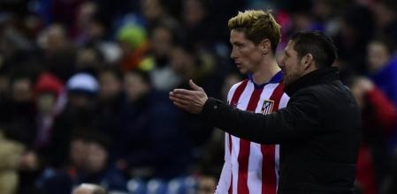 Diego Simeone durante el partido ante el Rayo Vallecano
