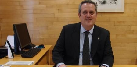 El primer teniente de alcalde de Barcelona, Joaquim Forn, en su despacho