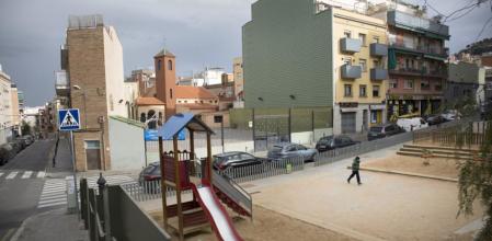 Imagen actual del pasaje Calafell, donde se produjo el socavón del Carmel