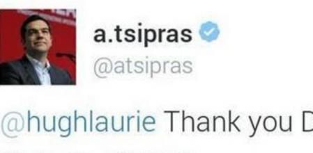 El tuit de Tsipras al doctor House