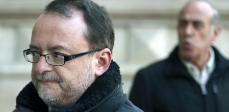 El exdiputado del PSC, DanielFernández, a su llegada al Tribunal Superior de Justicia de Catalunya.