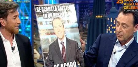 Los dos periodistas fueron invitados de lujo en la semana en que Antena 3 celebra su 25 aniversario recordando a personajes míticos de la historia de la cadena