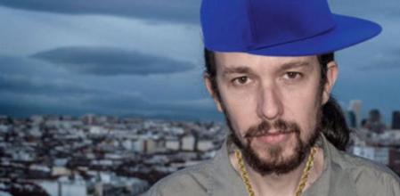 Uno de los montajes sobre Pablo Iglesias convertido en rapero