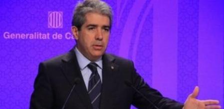 Francesc Homs, en rueda de prensa este dimarts