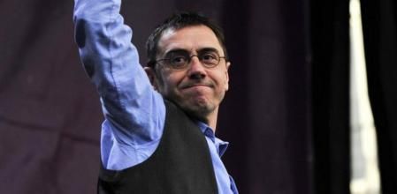Monedero, en el mitin de Podemos el sábado en la Puerta del Sol