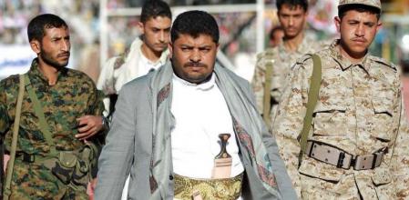 Al Huti el 7 de febrero en un encuentro con miembros chíies en Sana