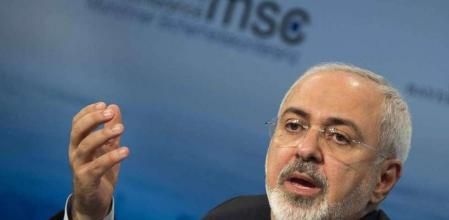 El ministro de Exteriores iraní, Mohammad Javad Zarif, en Munich