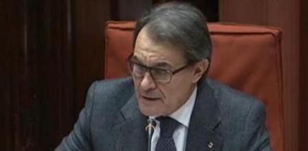 Artur Mas comparece en la comisión del caso Pujol.