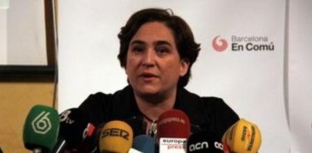 Ada Colau en la presentación de Barcelona en Comú