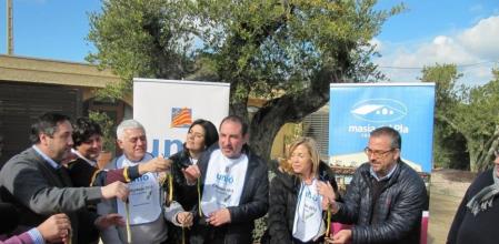 Espadaler, en la 'calçotada' de Pla de Santa Maria.