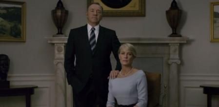 Kevin Spacey y Robin Wright son el matrimonio Underwood en 'House of cards'.