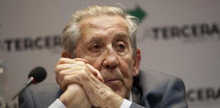 Francisco Rubio Llorente, durante la conferencia en Barcelona