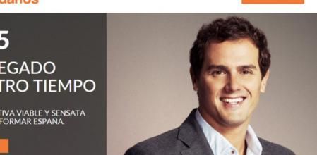 Primera página de la nueva web de Ciutadans